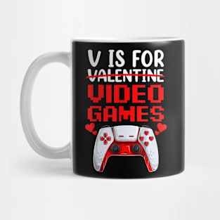 Gaming Apparel, Video Game Funny Shirt, Valentines Day Kids Mug